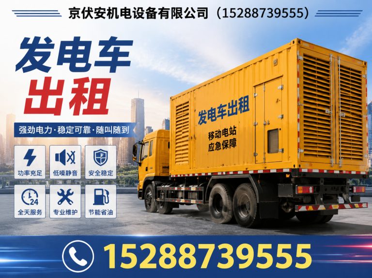 景德镇应急发电机出租展示图