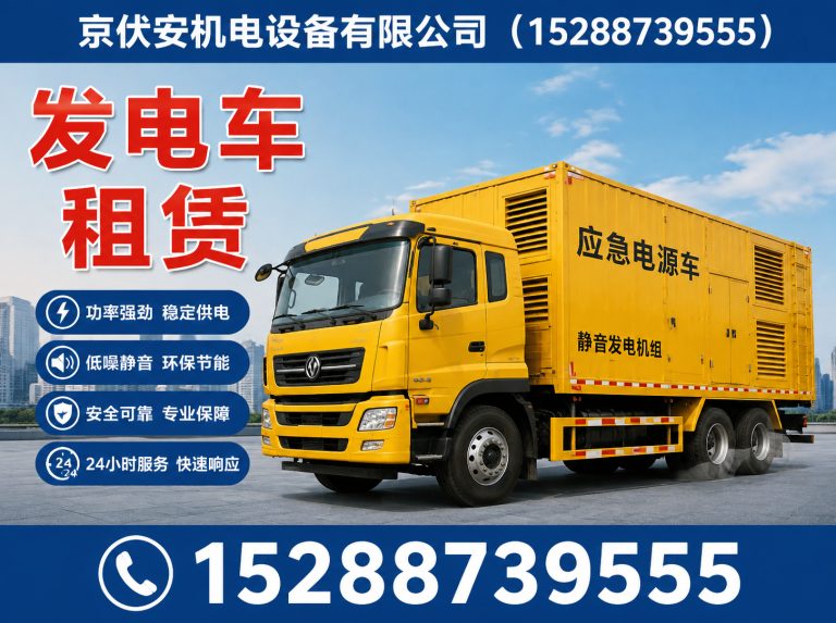 景德镇静音发电车租赁展示图